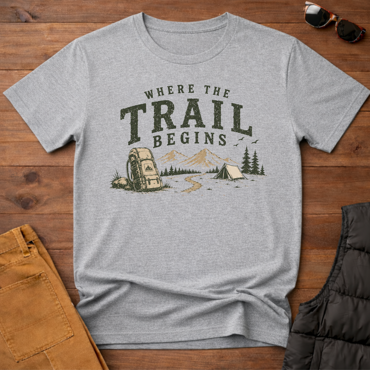 Where the Trail Begins T-Shirt