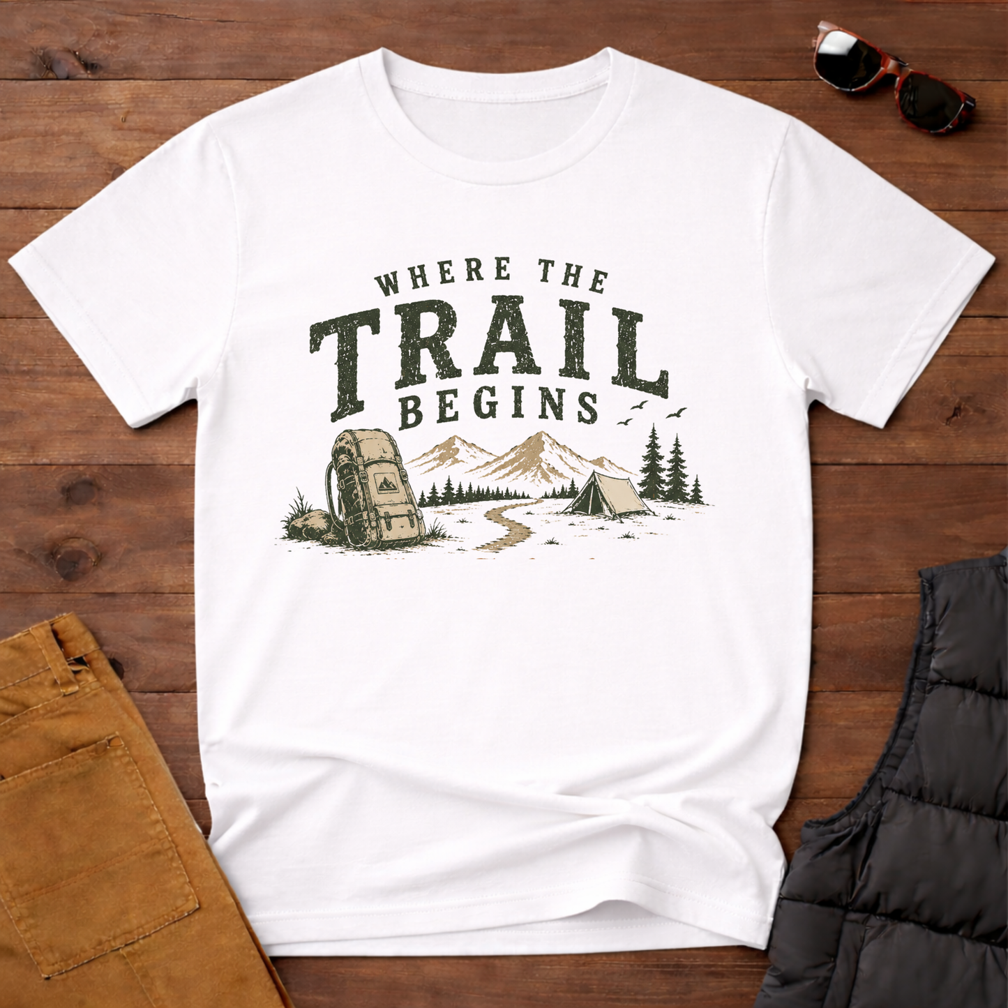 Where the Trail Begins T-Shirt