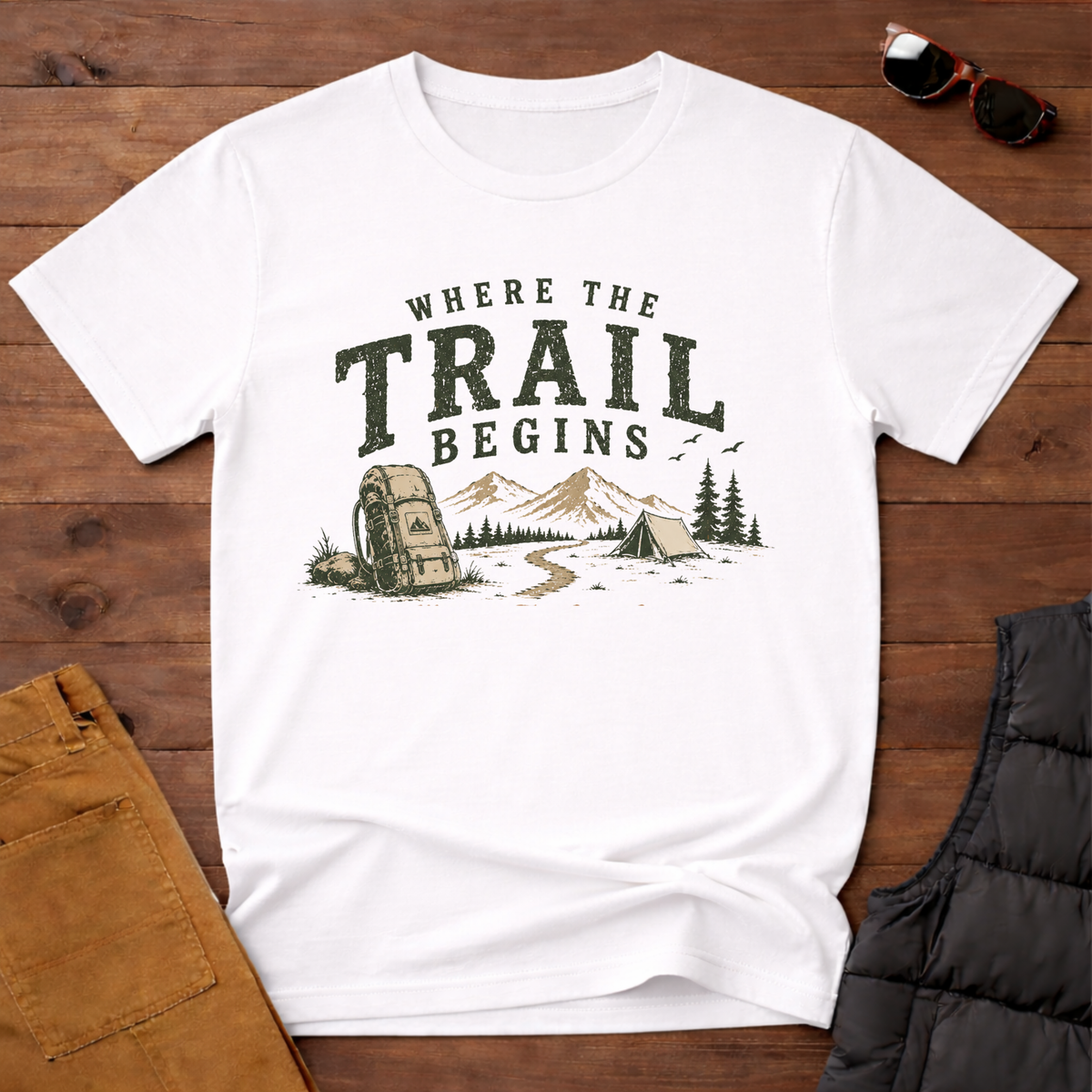 Where the Trail Begins T-Shirt