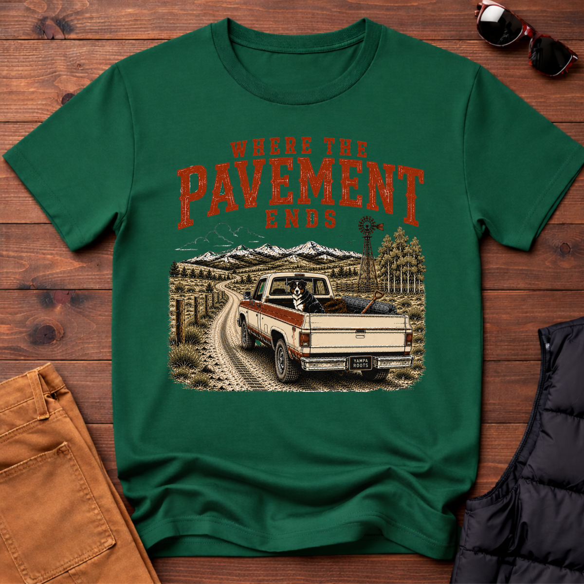 Where the Pavement Ends T-Shirt