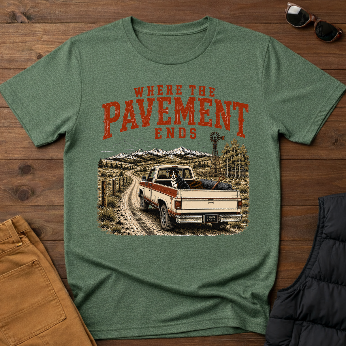 Where the Pavement Ends T-Shirt