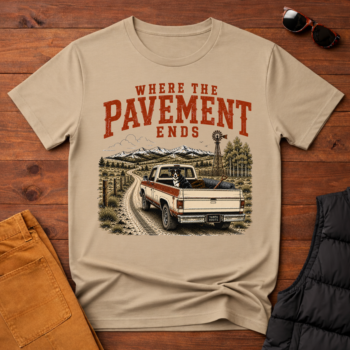 Where the Pavement Ends T-Shirt
