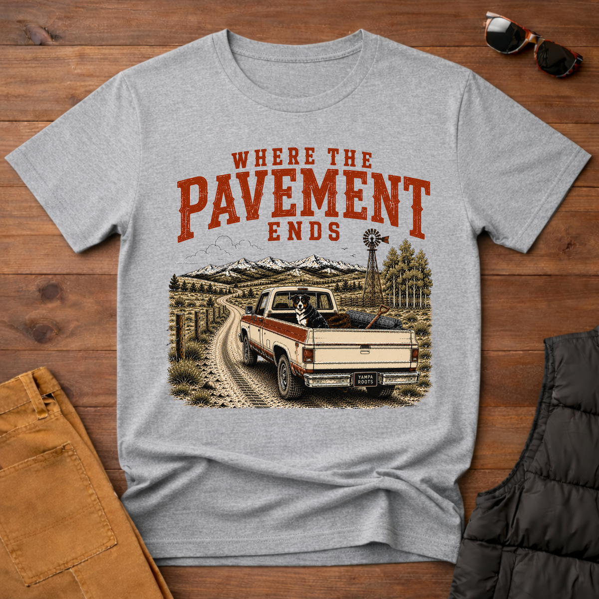 Where the Pavement Ends T-Shirt