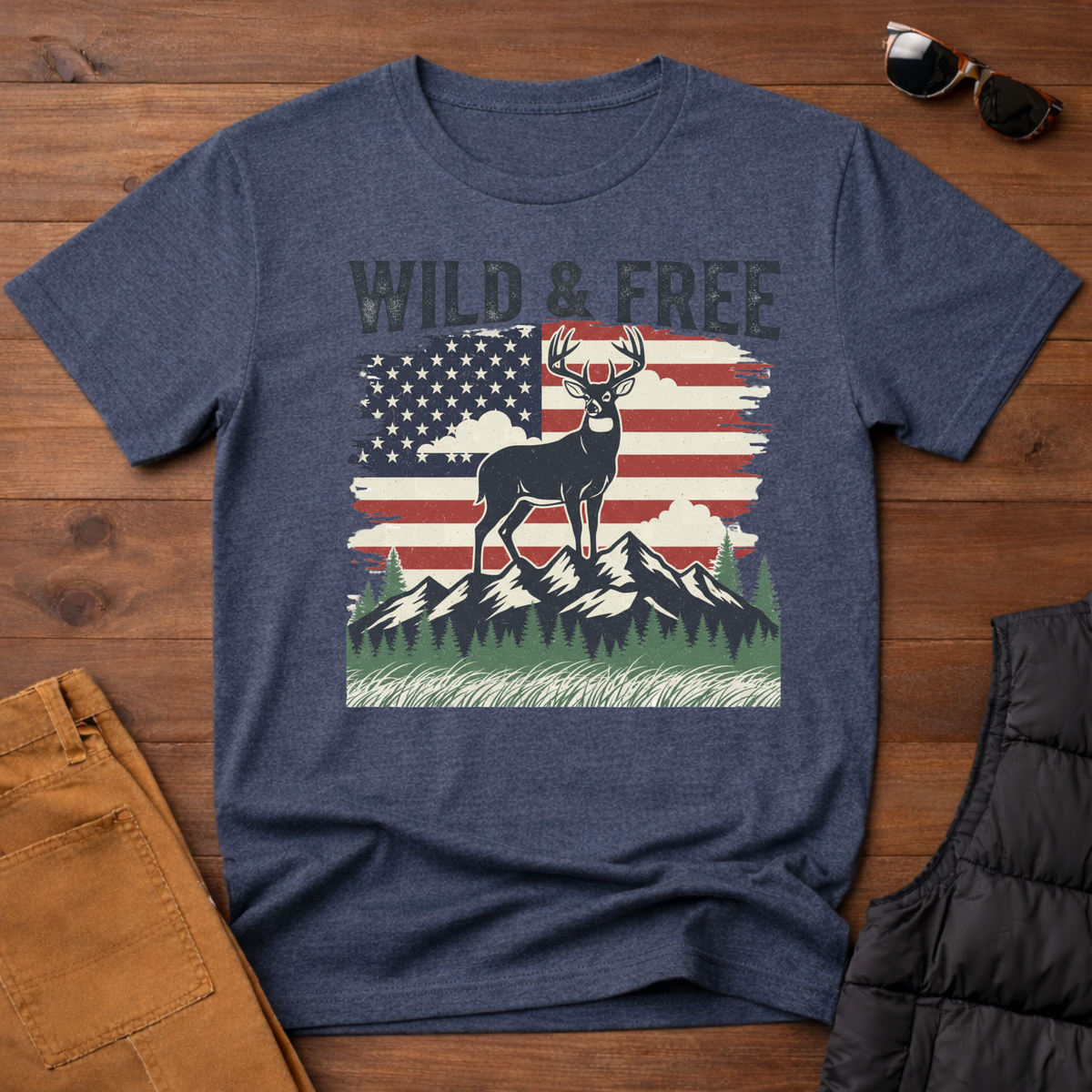 Wild And Free Buck T-Shirt