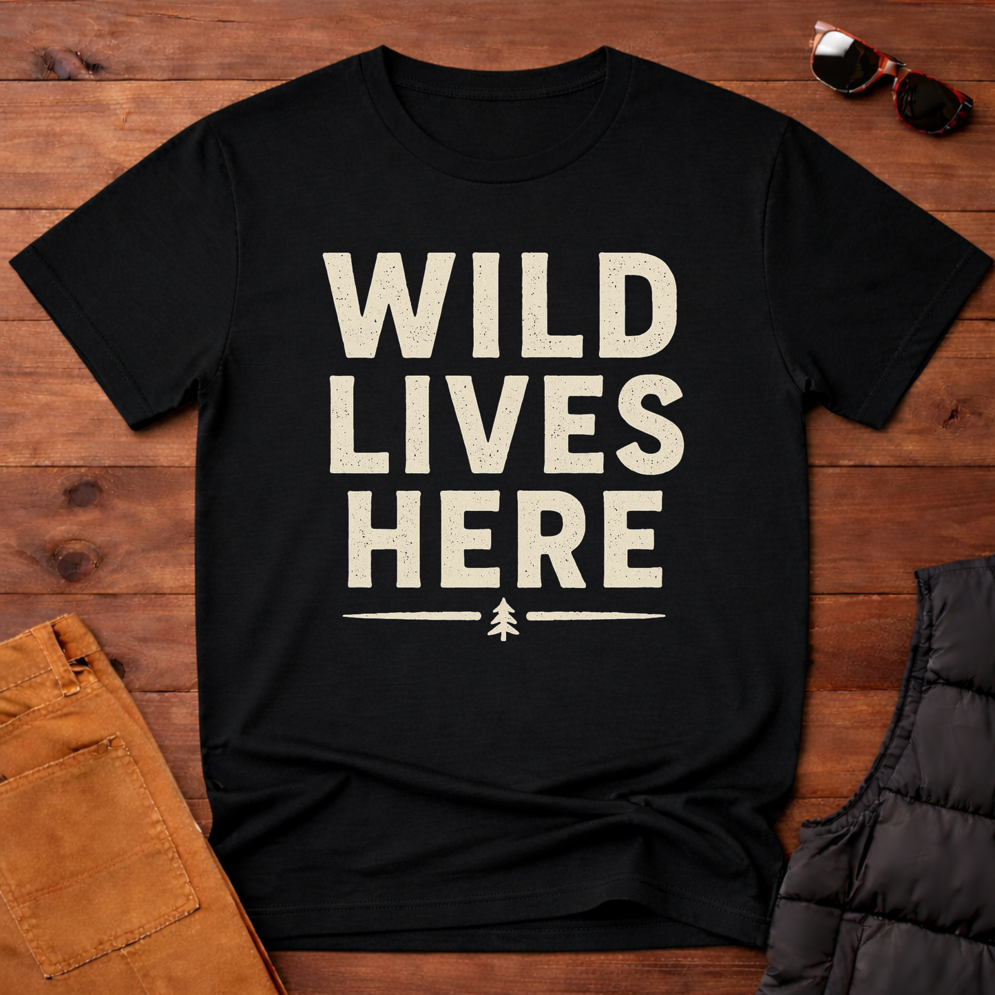 Wild Lives Here T-Shirt