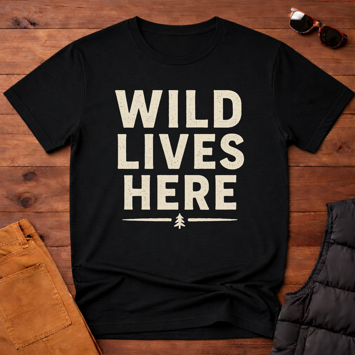 Wild Lives Here T-Shirt