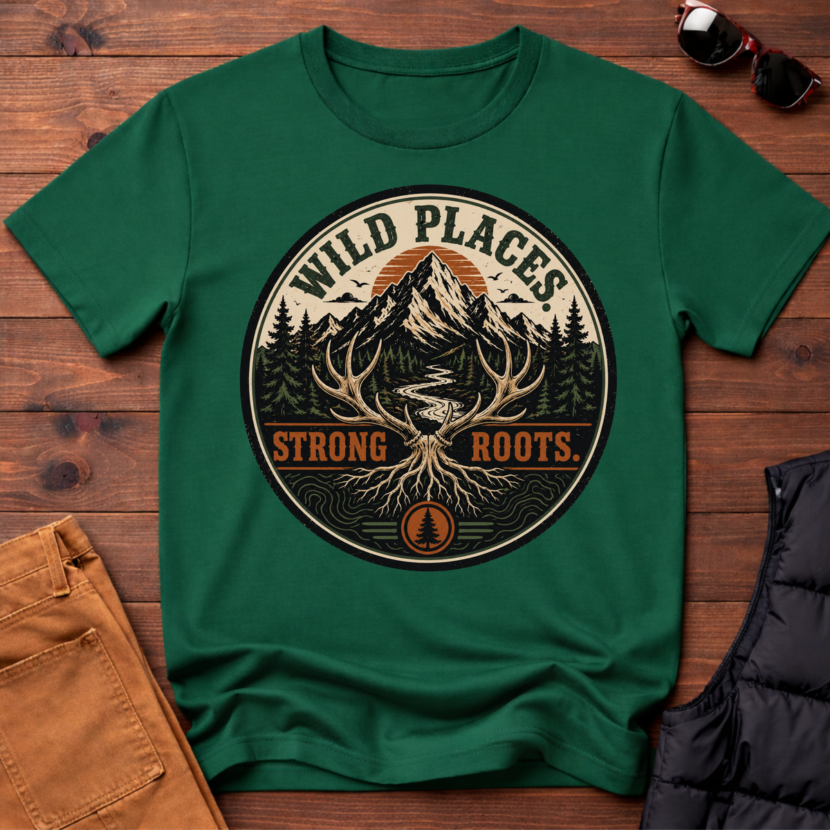 Wild Places Strong Roots T-Shirt
