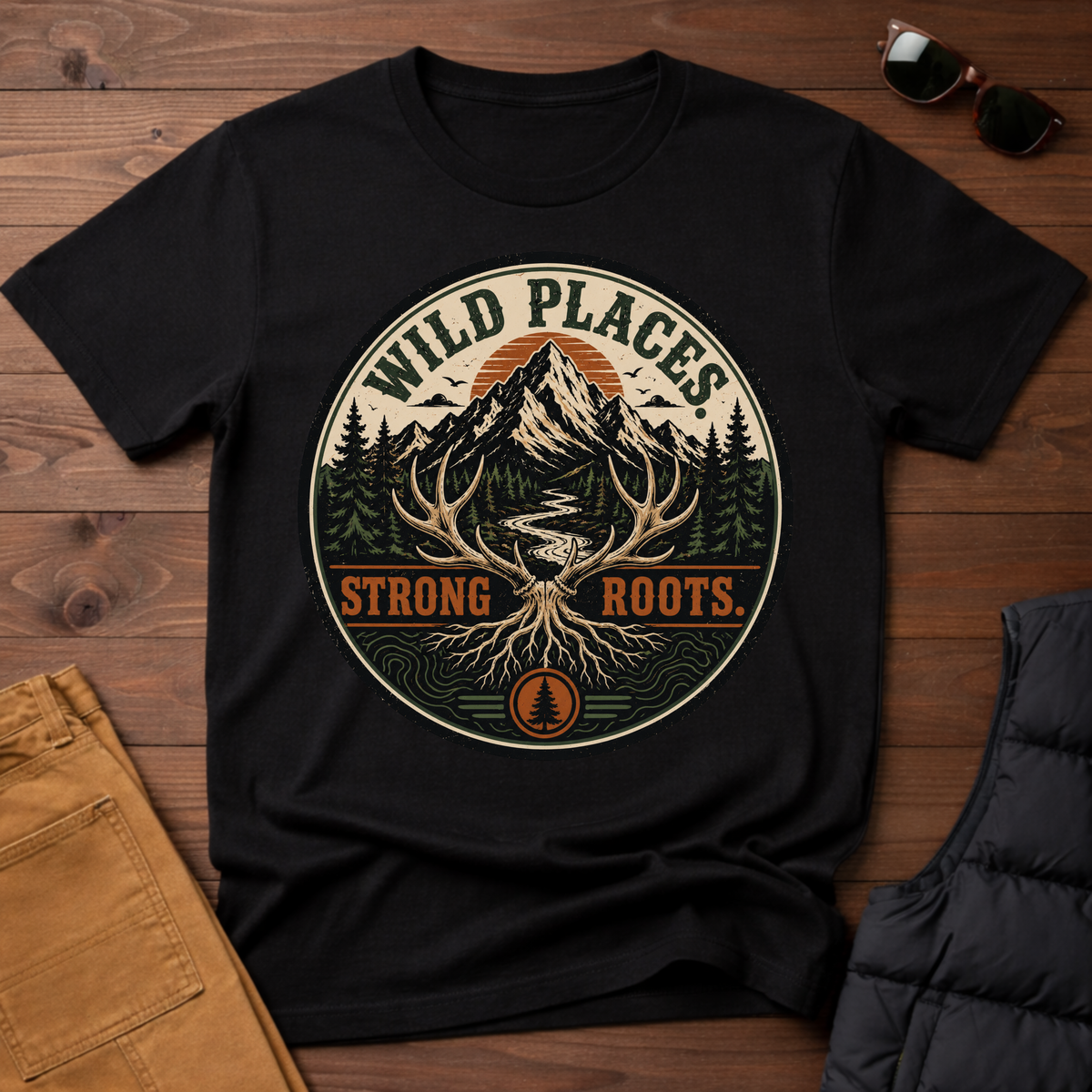 Wild Places Strong Roots T-Shirt