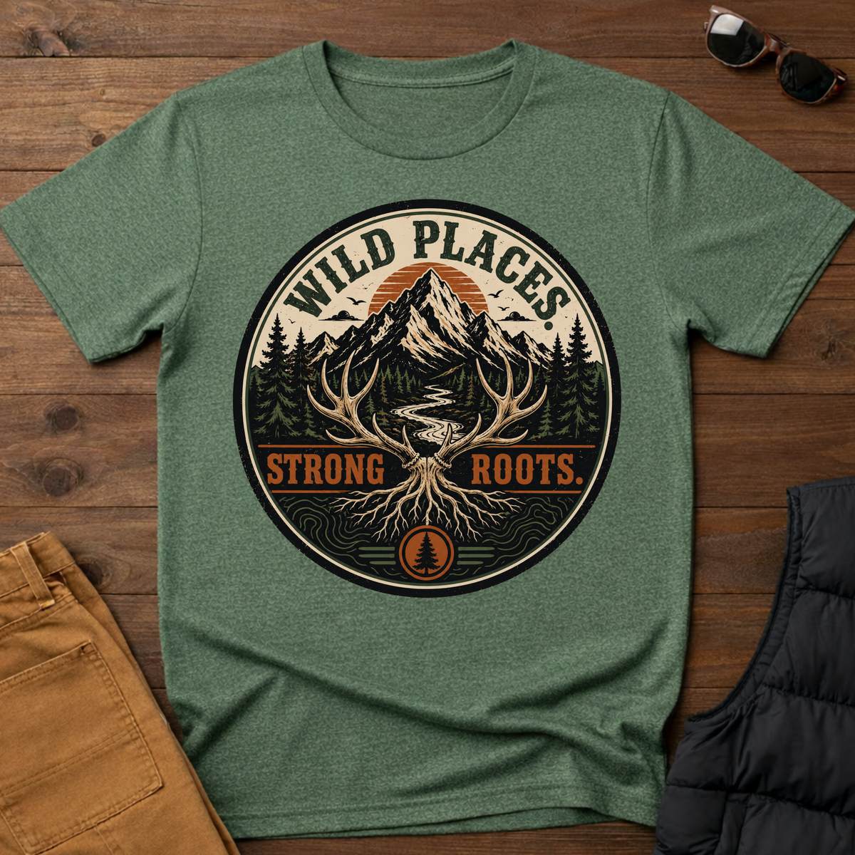 Wild Places Strong Roots T-Shirt
