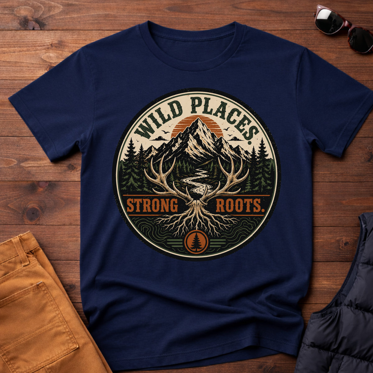 Wild Places Strong Roots T-Shirt