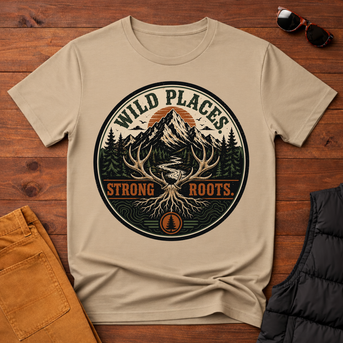 Wild Places Strong Roots T-Shirt