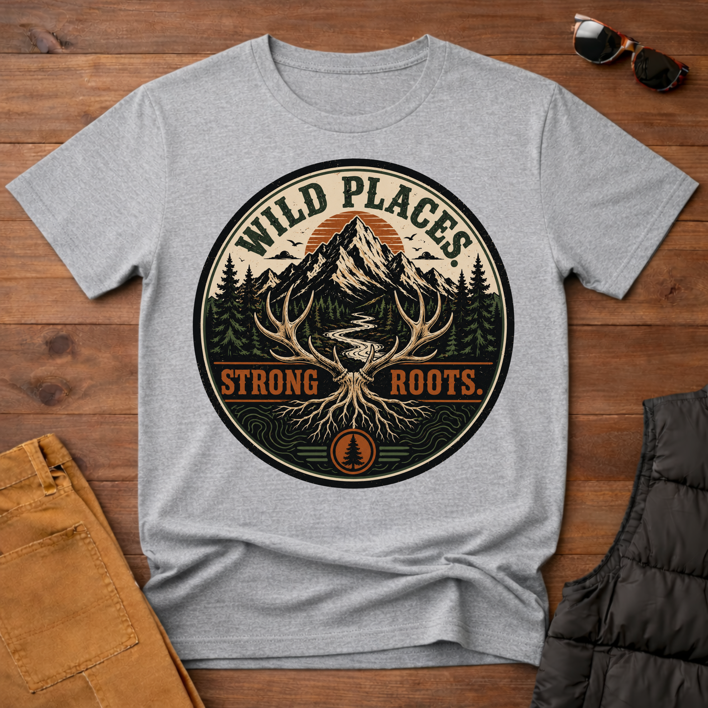 Wild Places Strong Roots T-Shirt