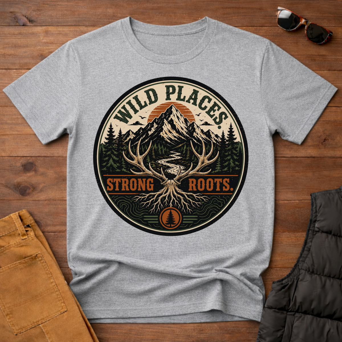 Wild Places Strong Roots T-Shirt