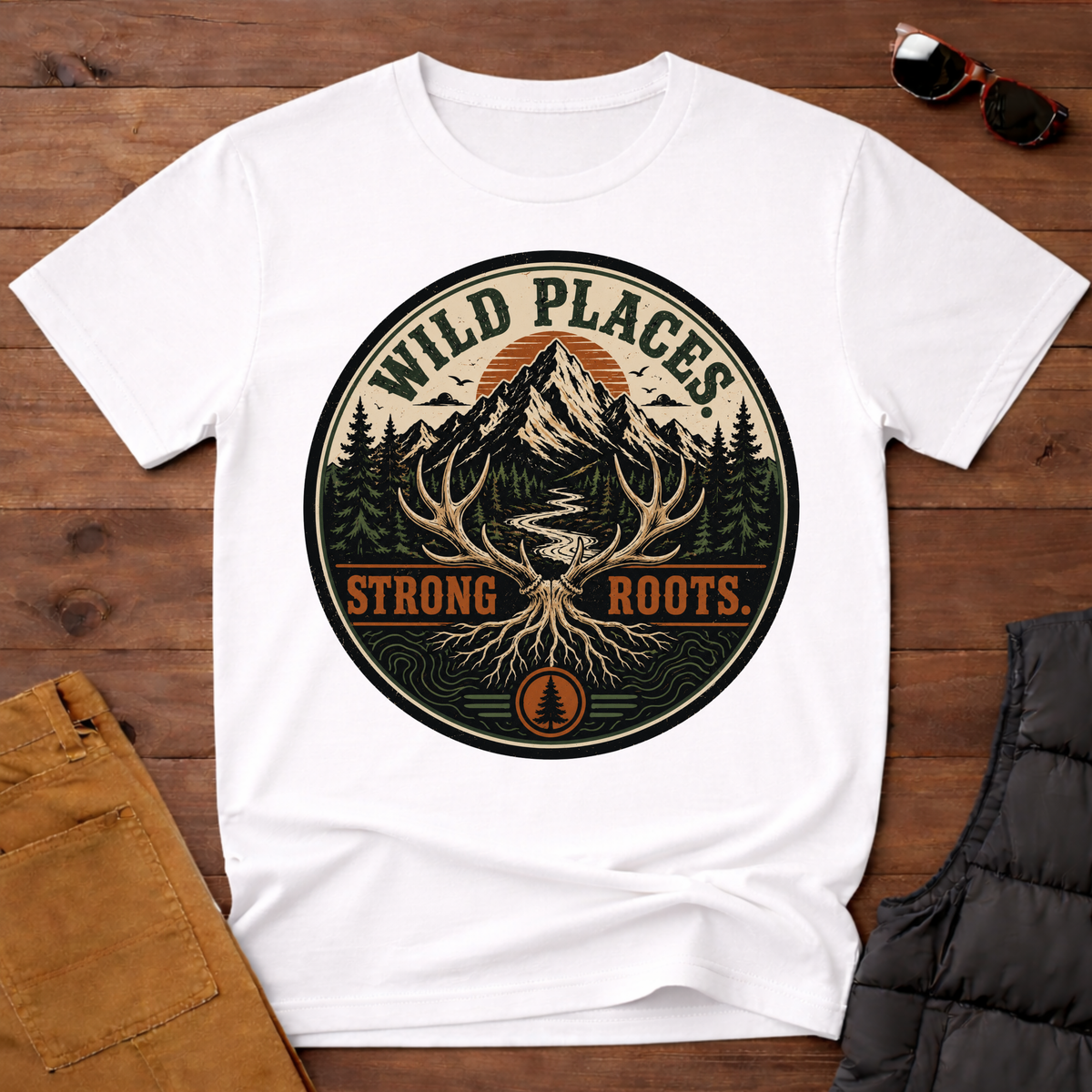 Wild Places Strong Roots T-Shirt