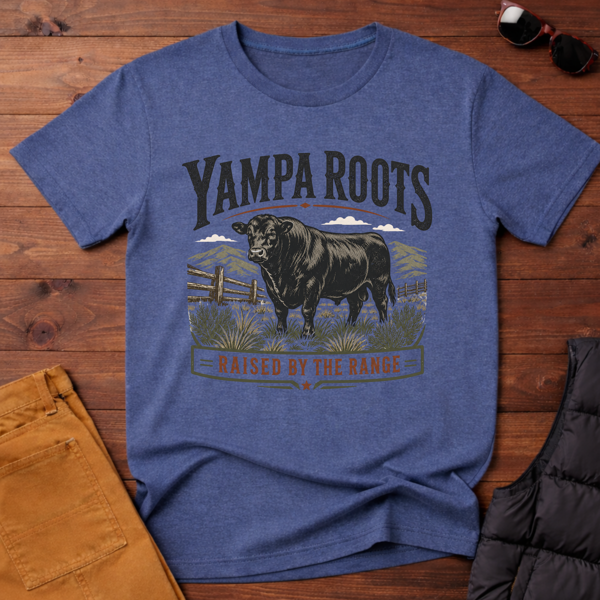 Yampa Roots Raised By The Range T-Shirt