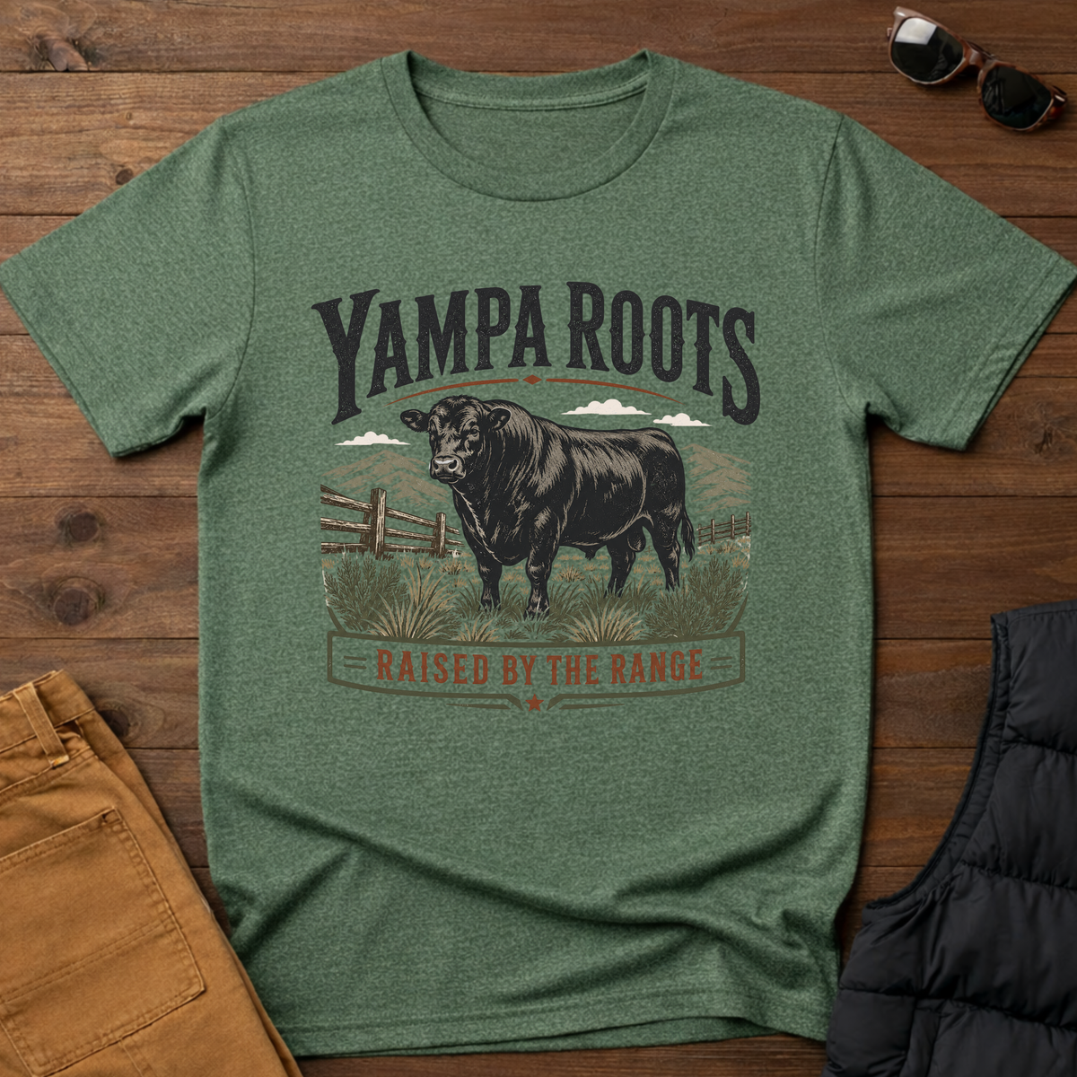 Yampa Roots Raised By The Range T-Shirt