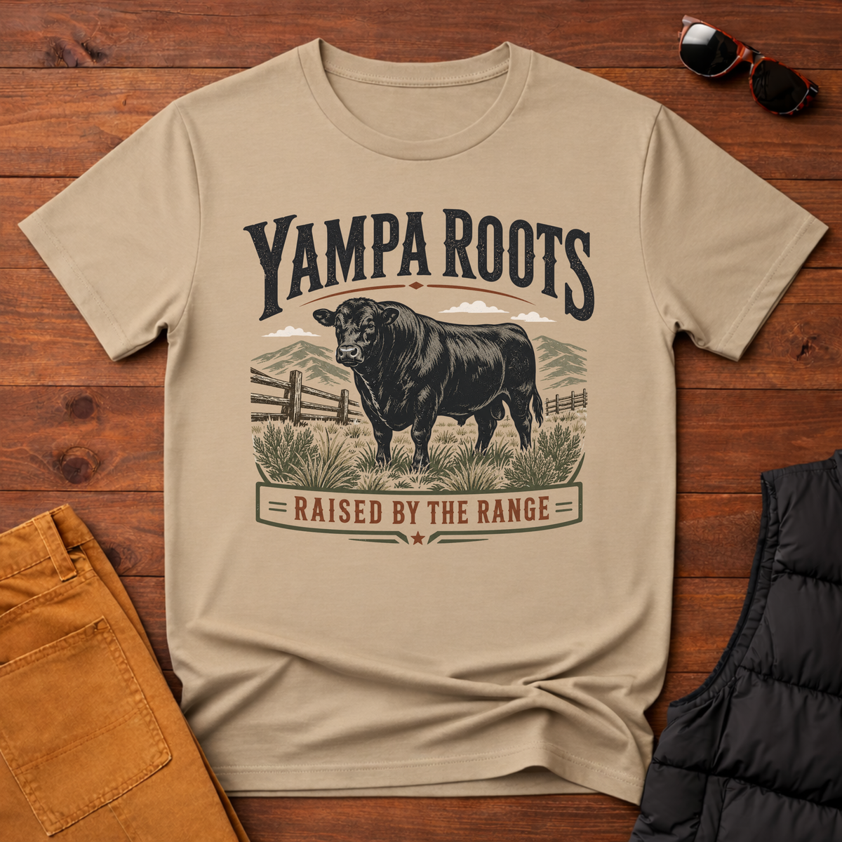 Yampa Roots Raised By The Range T-Shirt