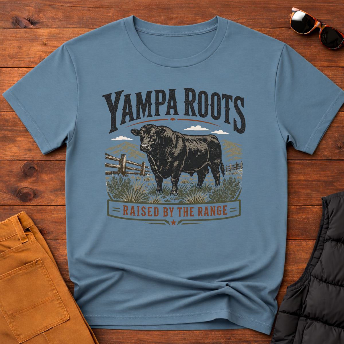 Yampa Roots Raised By The Range T-Shirt