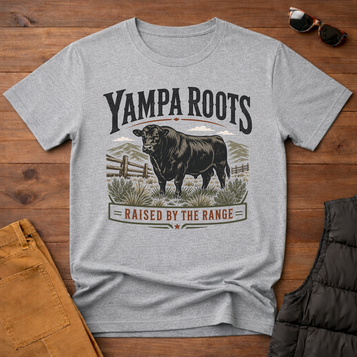 Yampa Roots Raised By The Range T-Shirt