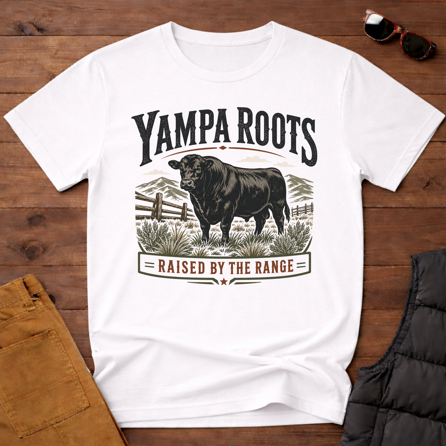 Yampa Roots Raised By The Range T-Shirt