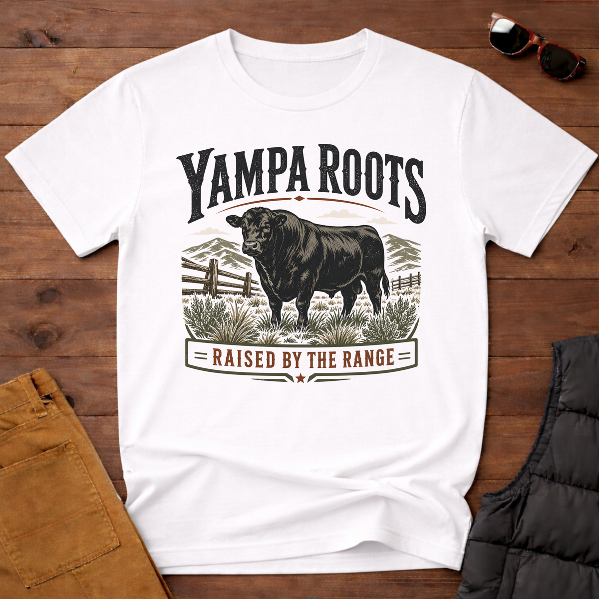 Yampa Roots Raised By The Range T-Shirt