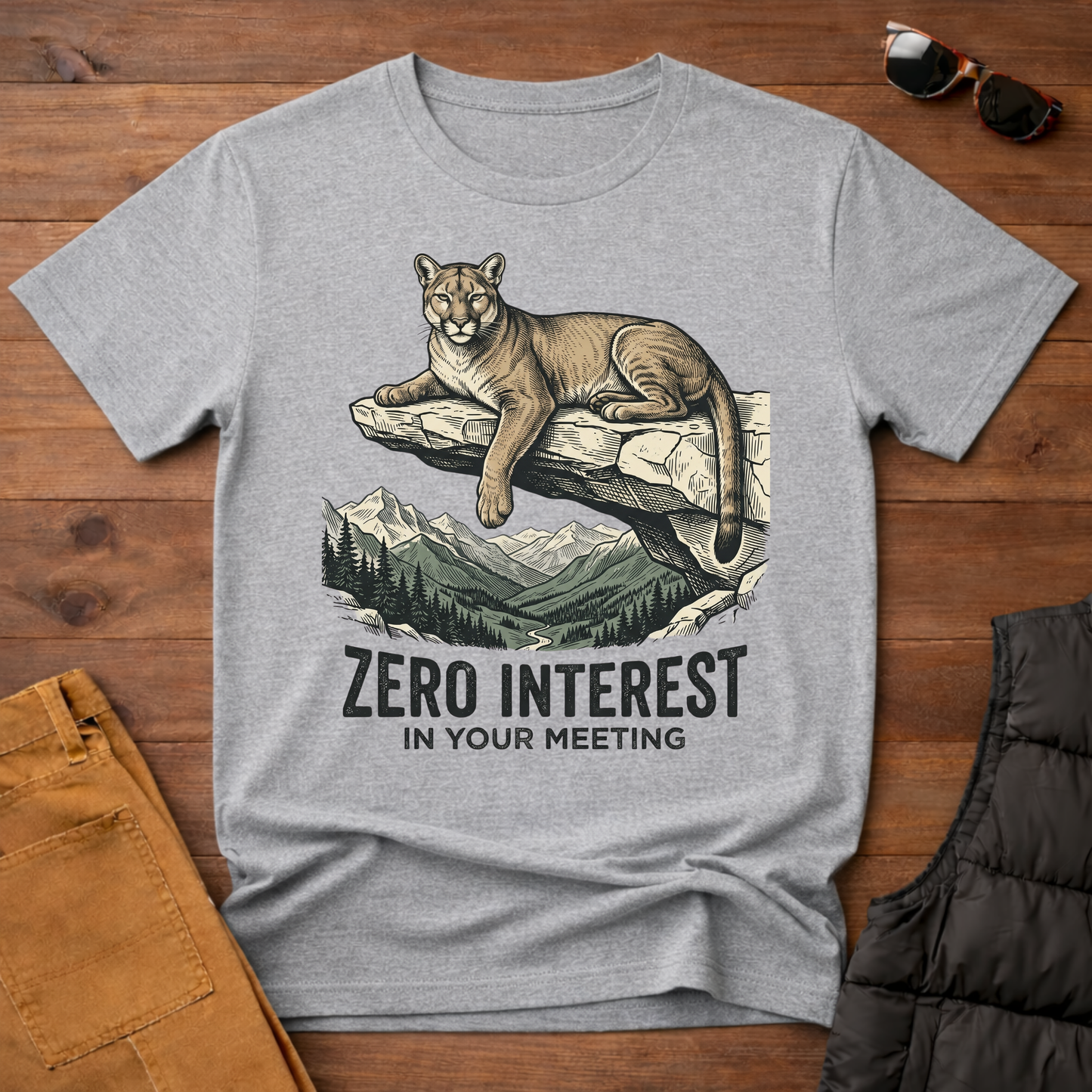 Zero Interest In Your Meeting T-Shirt