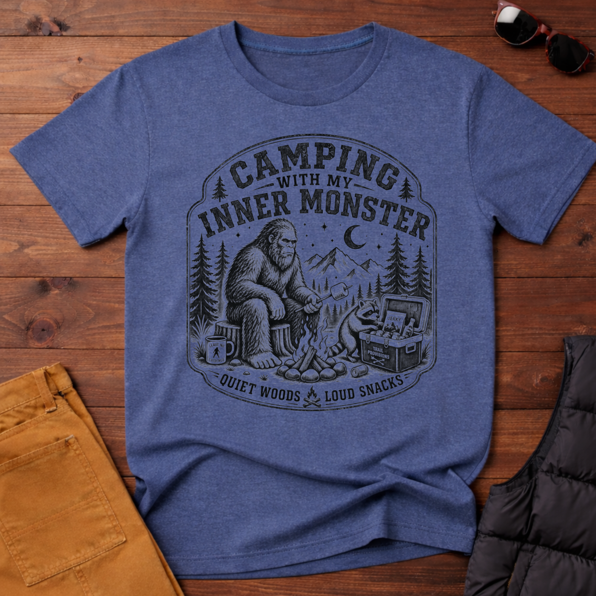 Camping With My Inner Monster T-Shirt