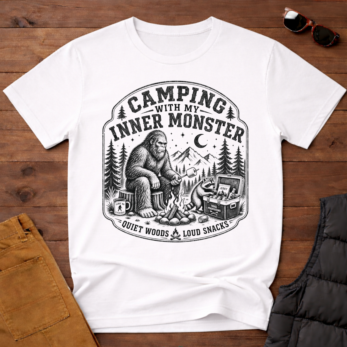 Camping With My Inner Monster T-Shirt
