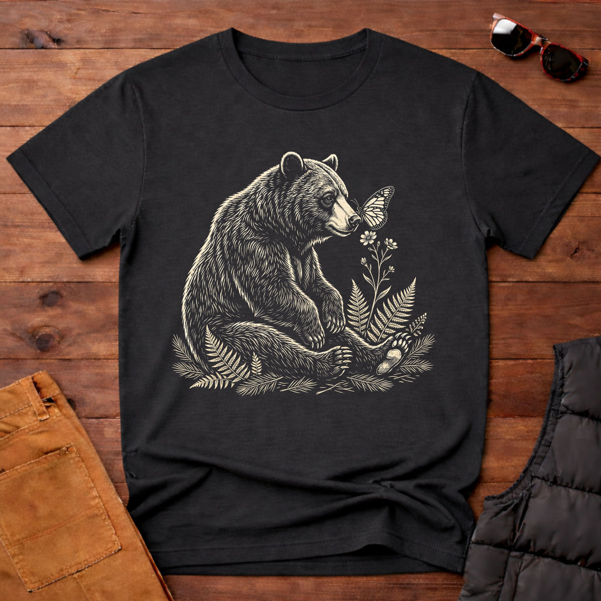 Bear & Butterfly T-Shirt