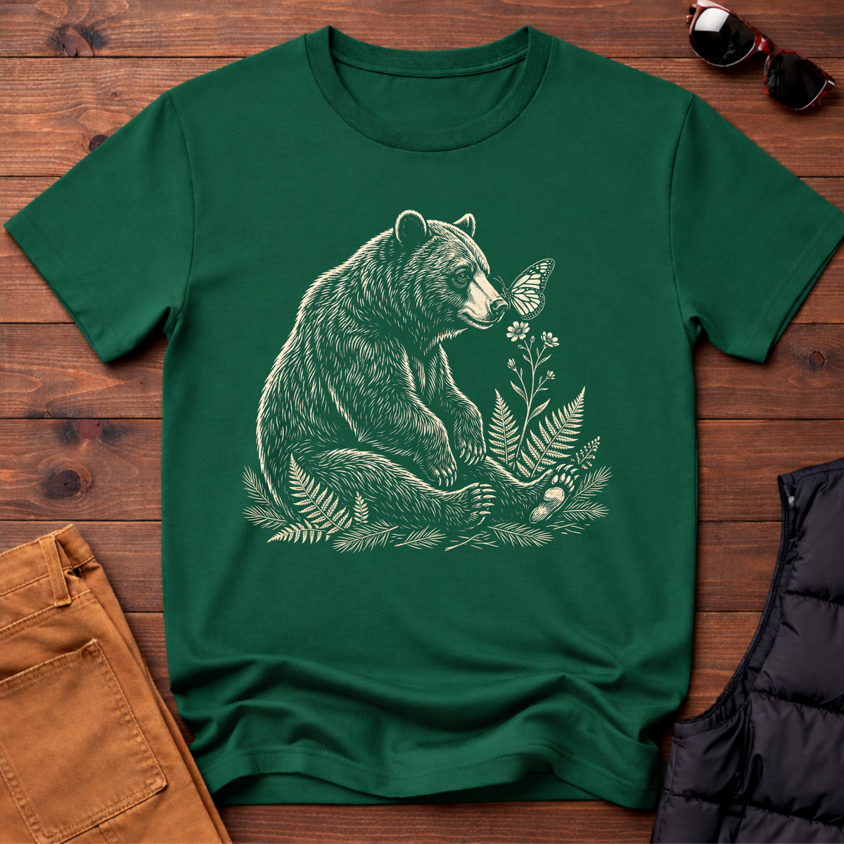 Bear & Butterfly T-Shirt