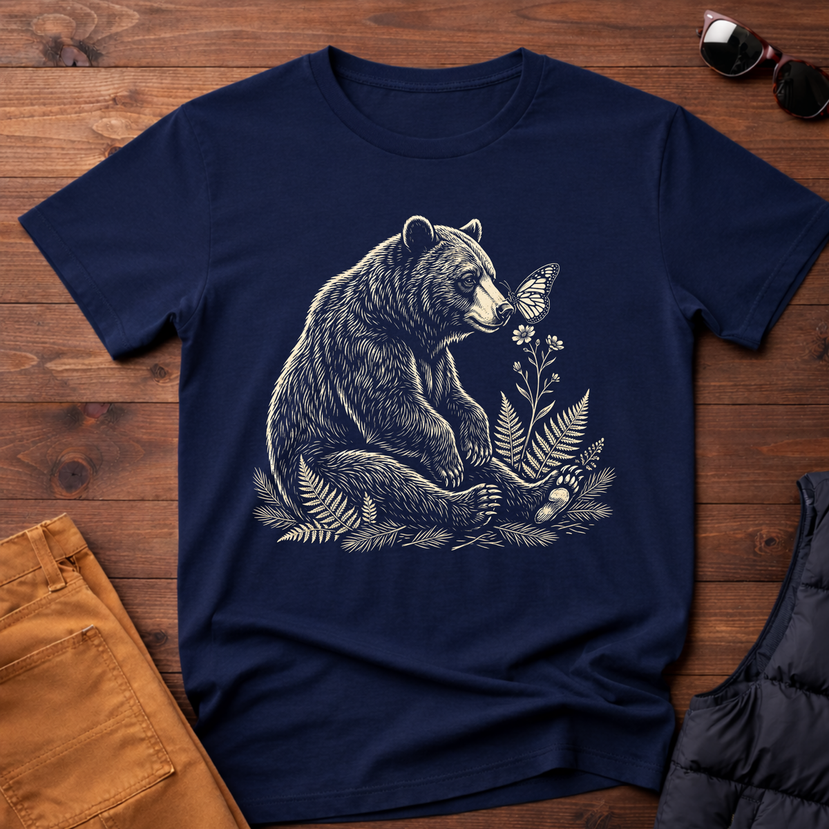 Bear & Butterfly T-Shirt
