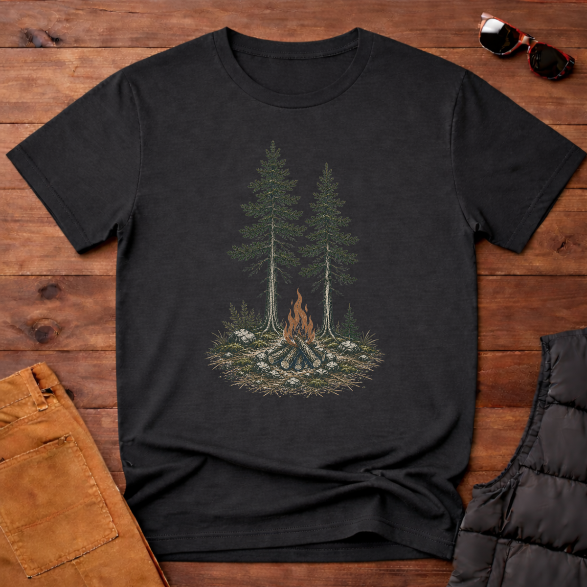 Campfire In The Pines T-Shirt