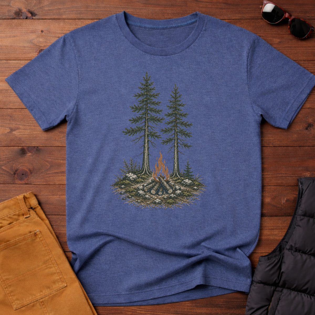 Campfire In The Pines T-Shirt