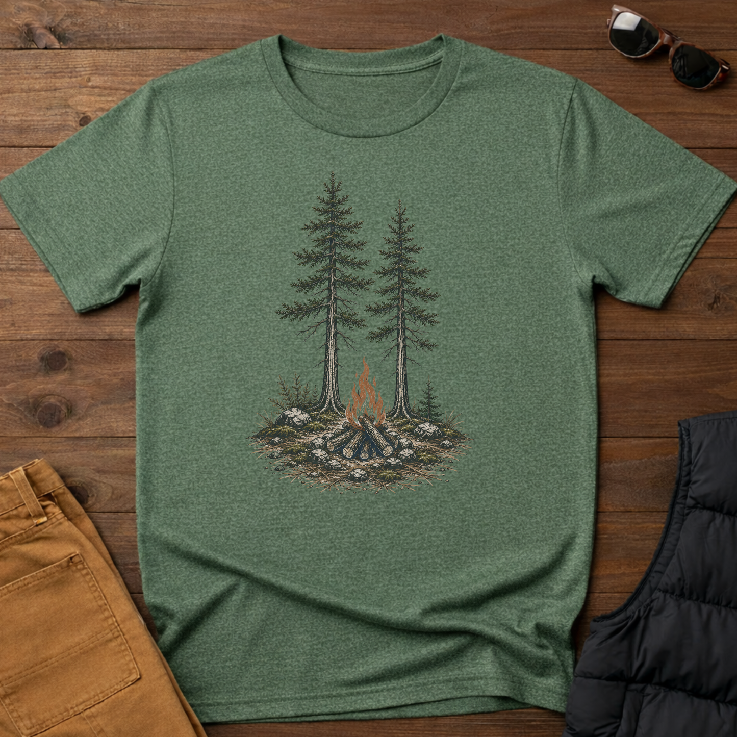 Campfire In The Pines T-Shirt