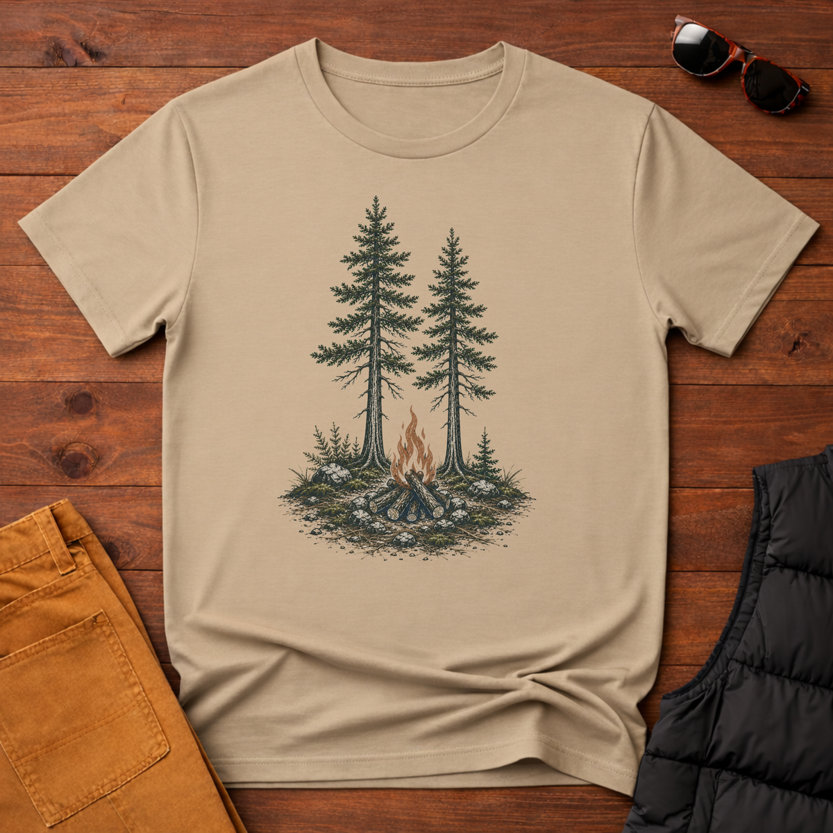 Campfire In The Pines T-Shirt