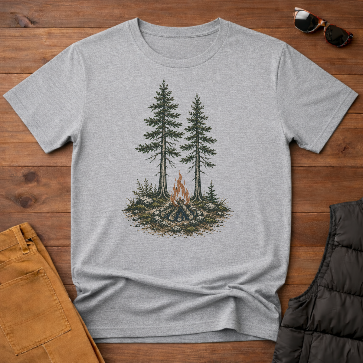 Campfire In The Pines T-Shirt