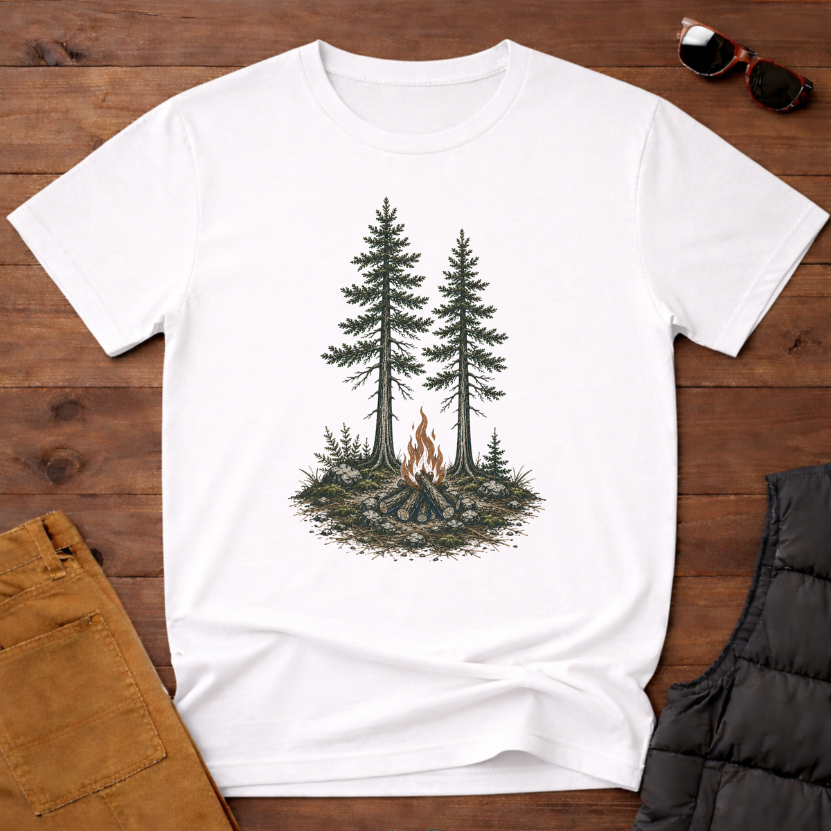 Campfire In The Pines T-Shirt