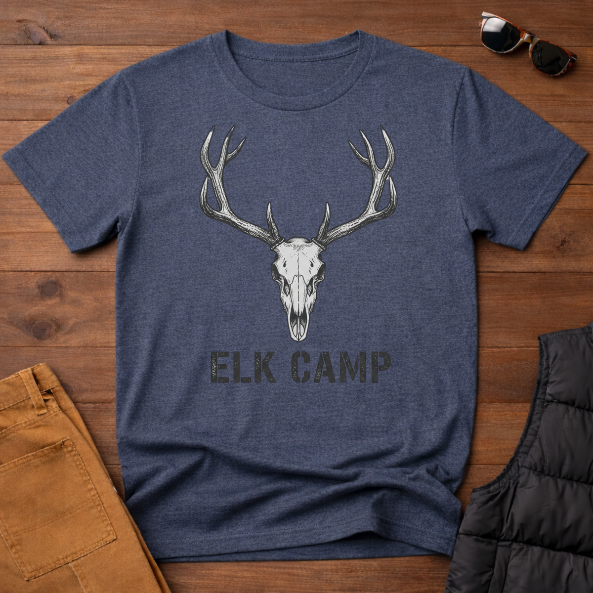 Elk Camp Skull T-Shirt