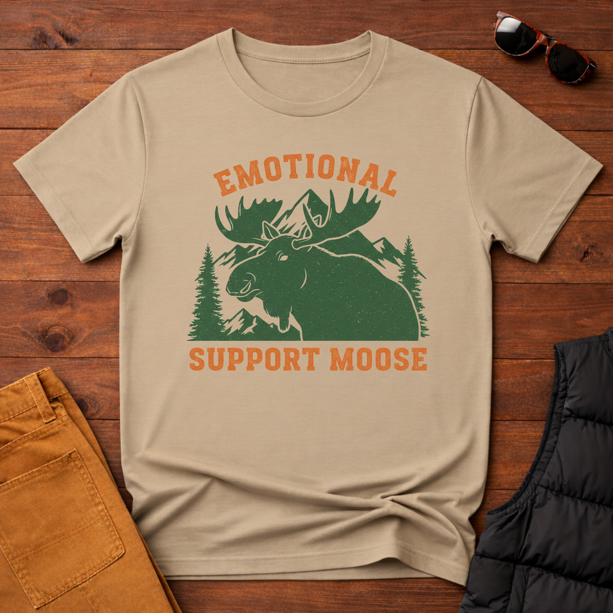 Emotional Support Moose T-Shirt