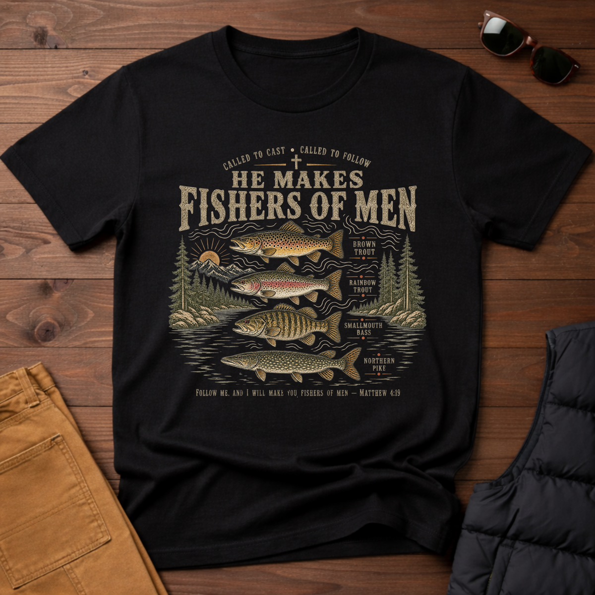 He Makes Fishers of Men T-Shirt