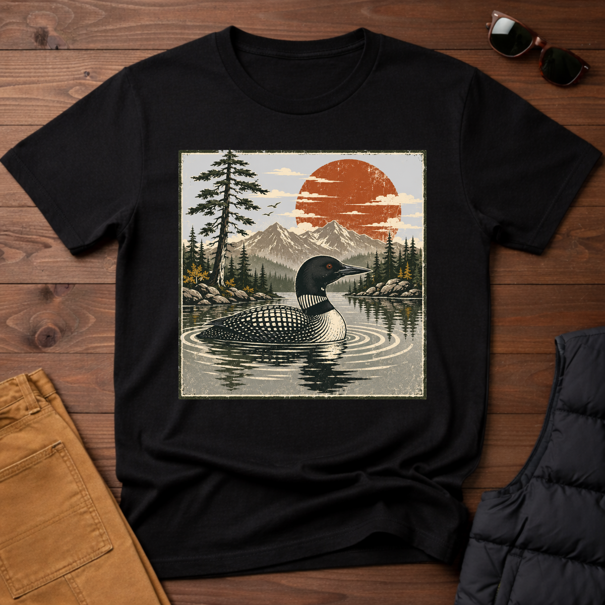 Loon on the Lake T-Shirt