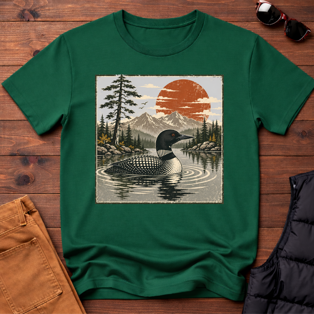 Loon on the Lake T-Shirt