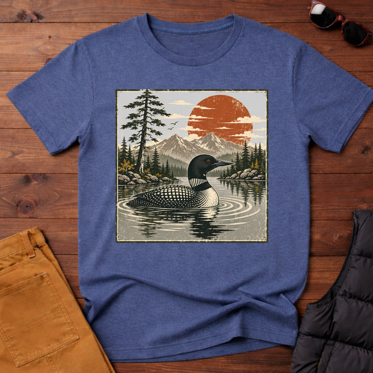 Loon on the Lake T-Shirt