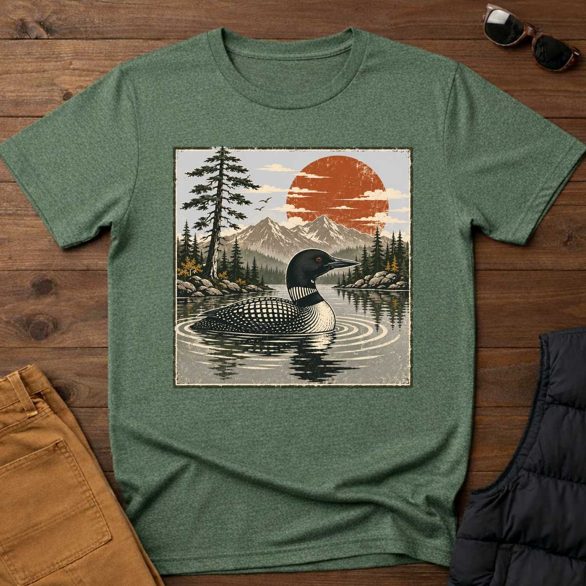 Loon on the Lake T-Shirt