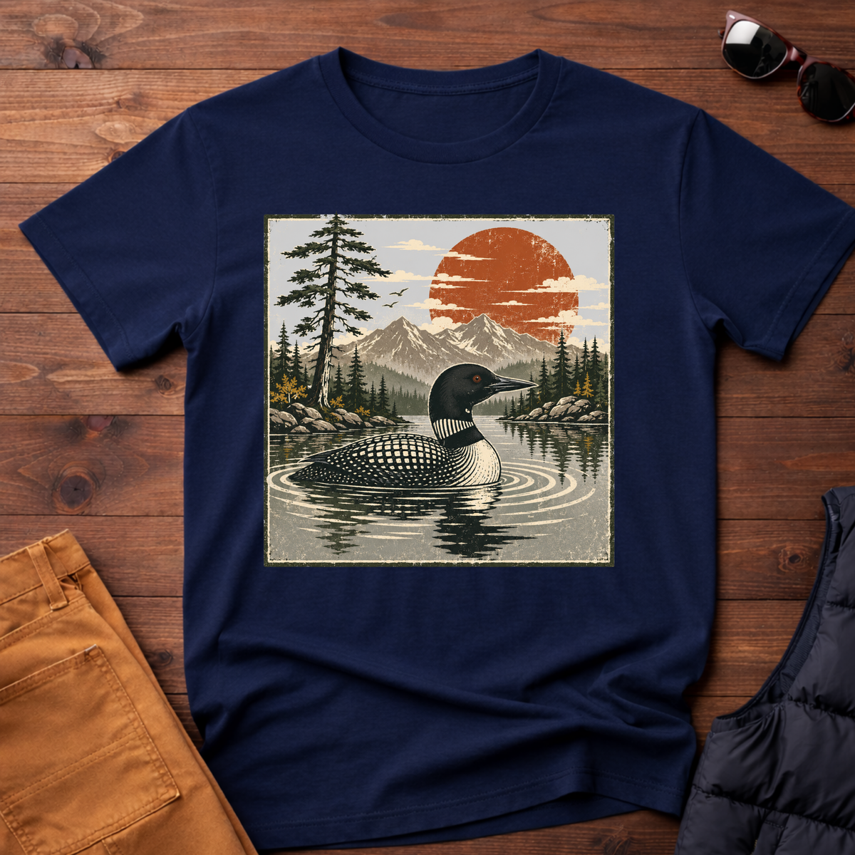 Loon on the Lake T-Shirt