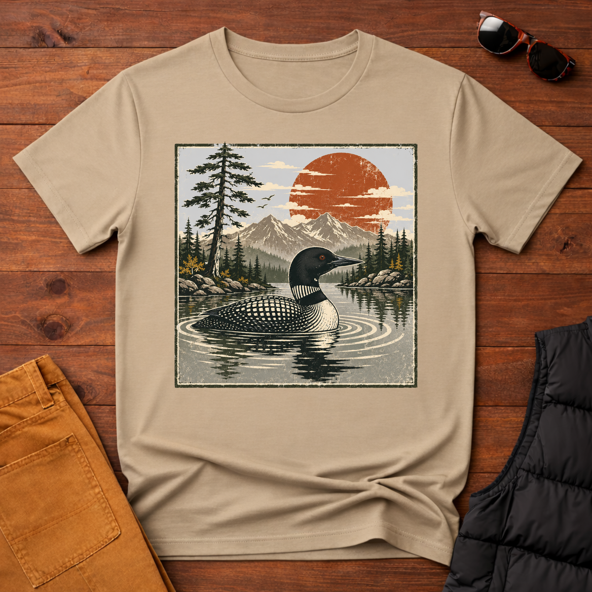 Loon on the Lake T-Shirt