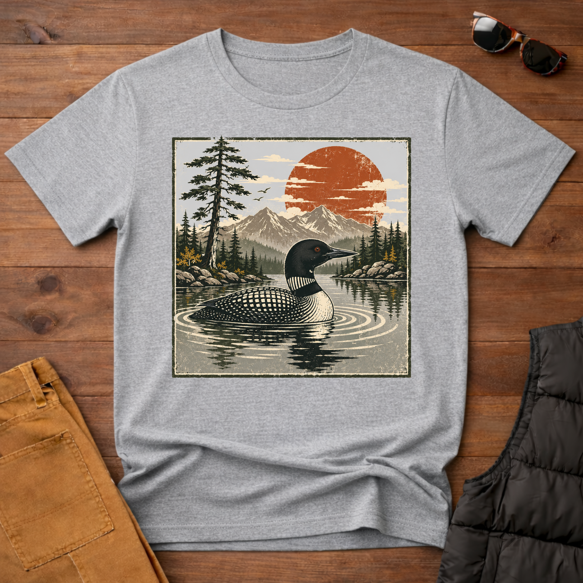 Loon on the Lake T-Shirt