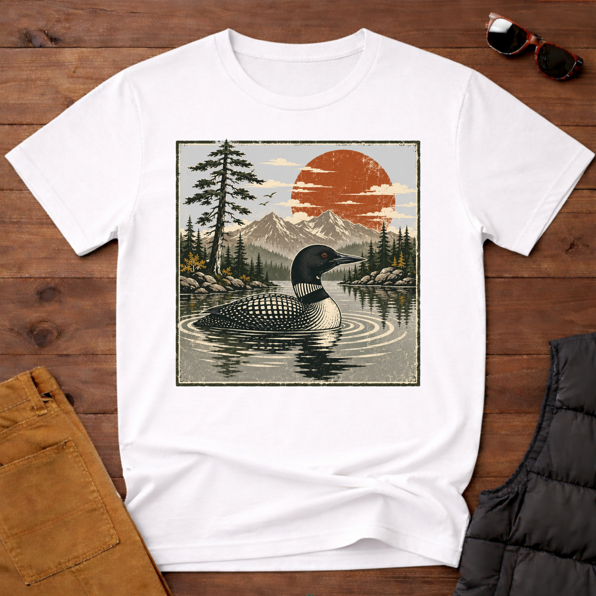 Loon on the Lake T-Shirt