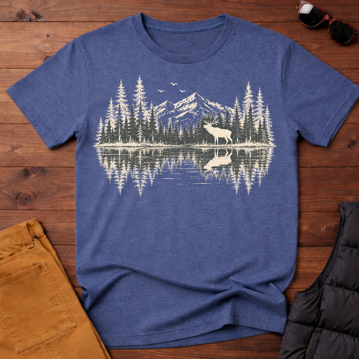 Elk Lake Reflection T-Shirt
