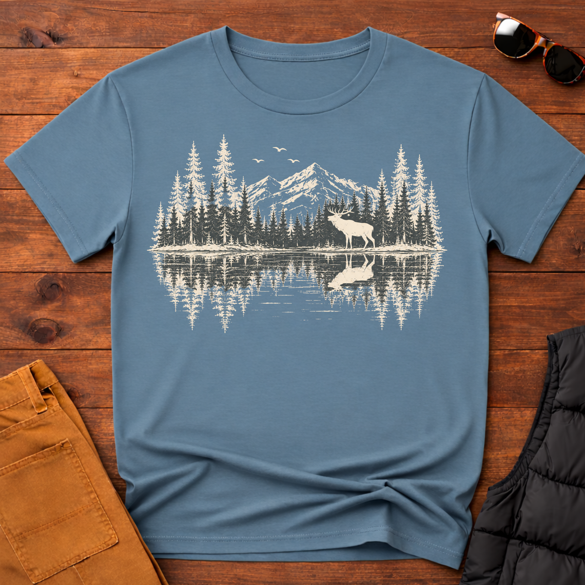 Elk Lake Reflection T-Shirt